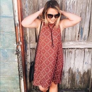 Red Urban Outfitters Boho Dress